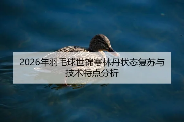2026年羽毛球世锦赛林丹状态复苏与技术特点分析